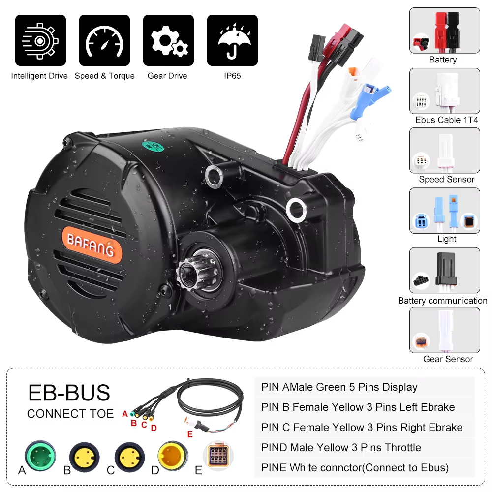 Kit de conversão para biciclet - Mid Drive Conversion Kit 1000W avaliação e preço